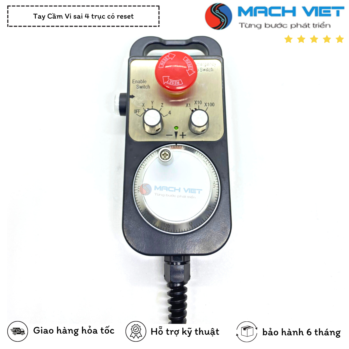 Tay cầm vi sai CNC Mach3 CNC – có nút Reset