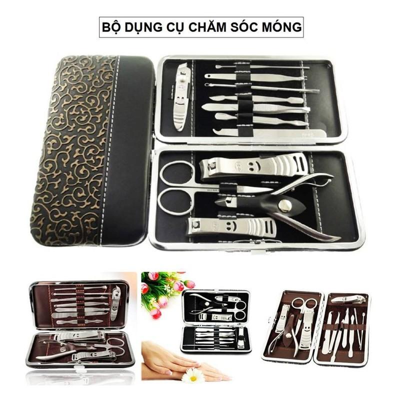 Bộ làm móng 12 món loại lớn có kềm bấm