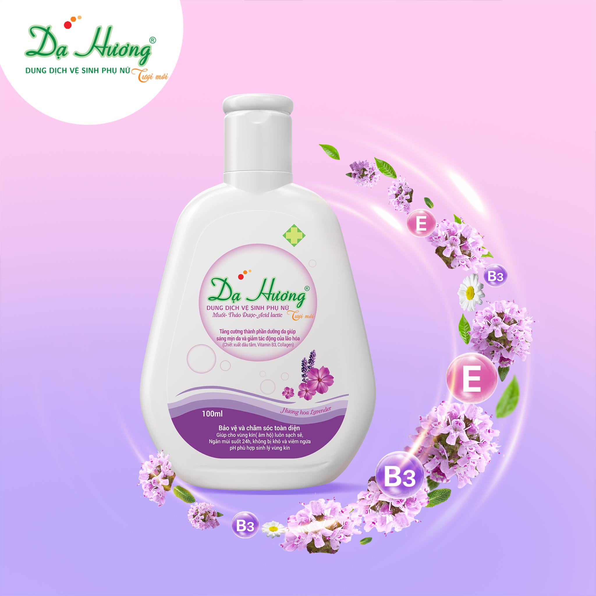 Dung dịch vệ sinh phụ nữ Dạ Hương Lavender 100ml