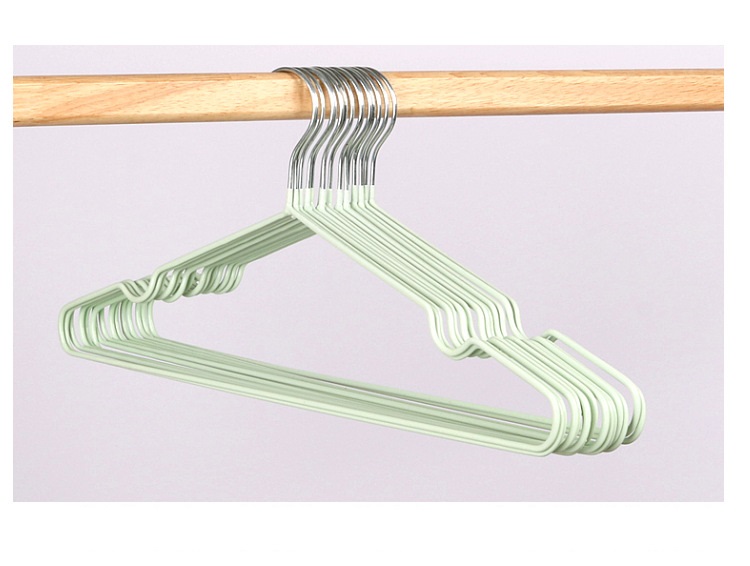 Móc Kim Loại Treo Quần Áo Siêu Bền 40cm ( bộ 10 móc)