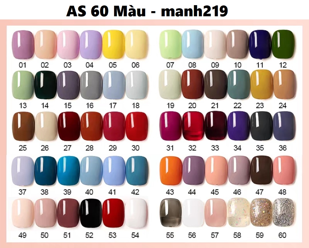 Sơn Gel AS chai 15ml - manh219