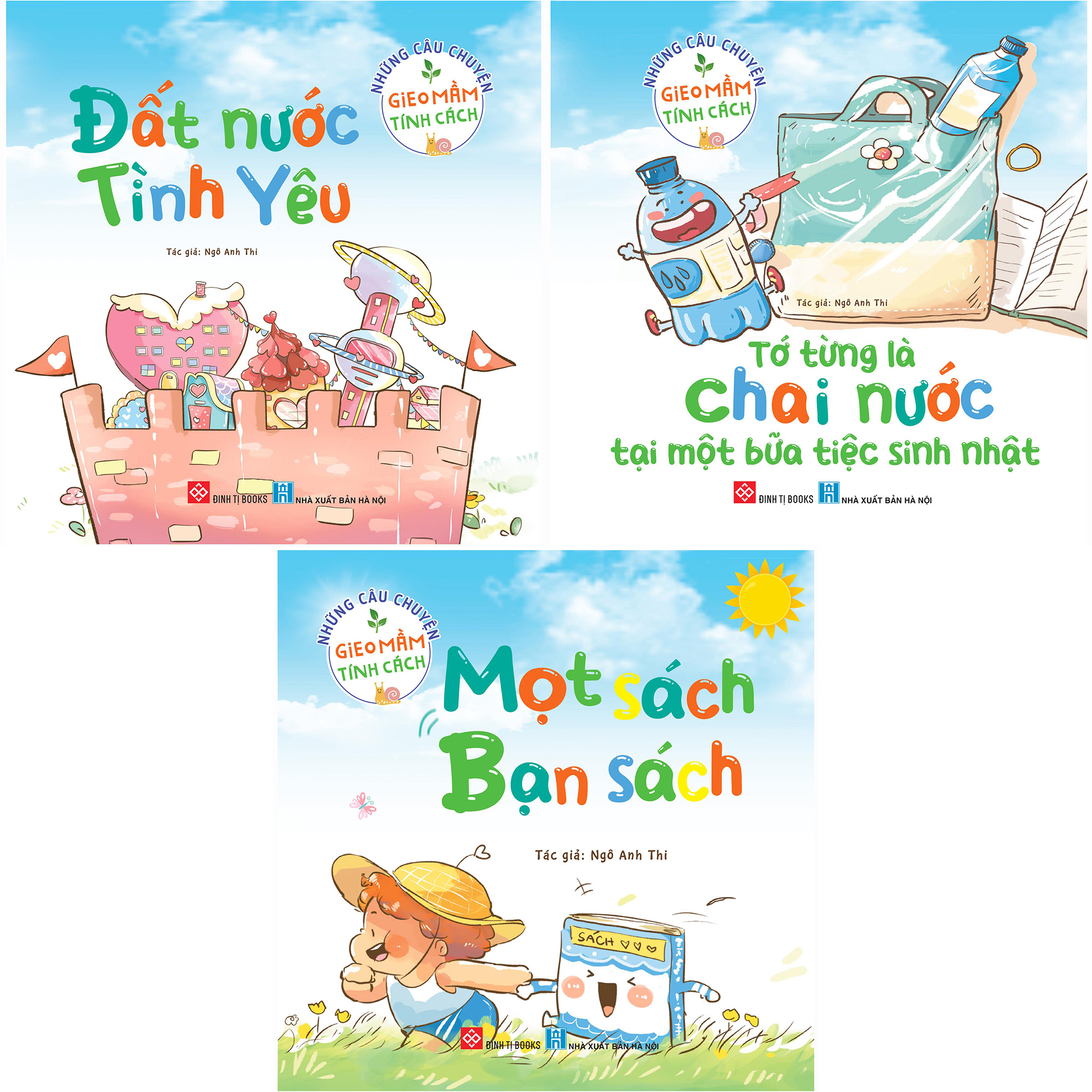 Sách - Những câu chuyện gieo mầm tính cách - Combo 3 cuốn dành cho trẻ em từ 3 đến 9 tuổi