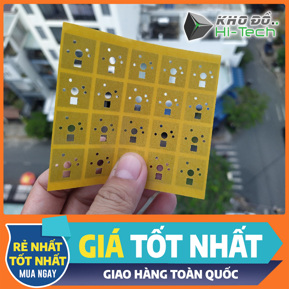 10 Miếng đệm Switch Foam chất liệu Poron IXPE EVA dày 0.5mm giảm thiểu âm thanh switch bàn phím cơ