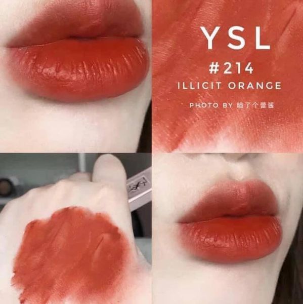 Son Kem YSL 416 Đỏ Đất Psychedelic Chil Vibes Vinyl Cream