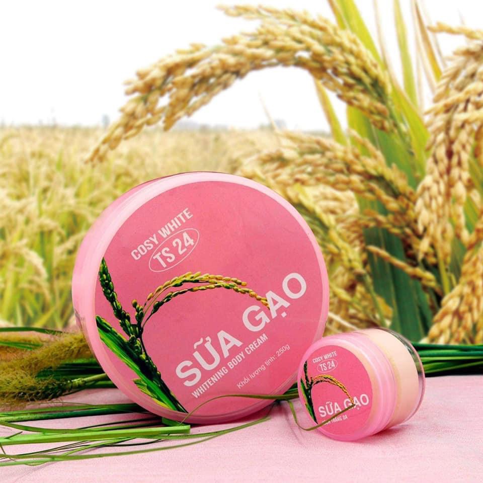Kem body Sữa Gạo COSY WHITE - 250g (Tặng kem kích trắng) HÀNG CHÍNH HÃNG