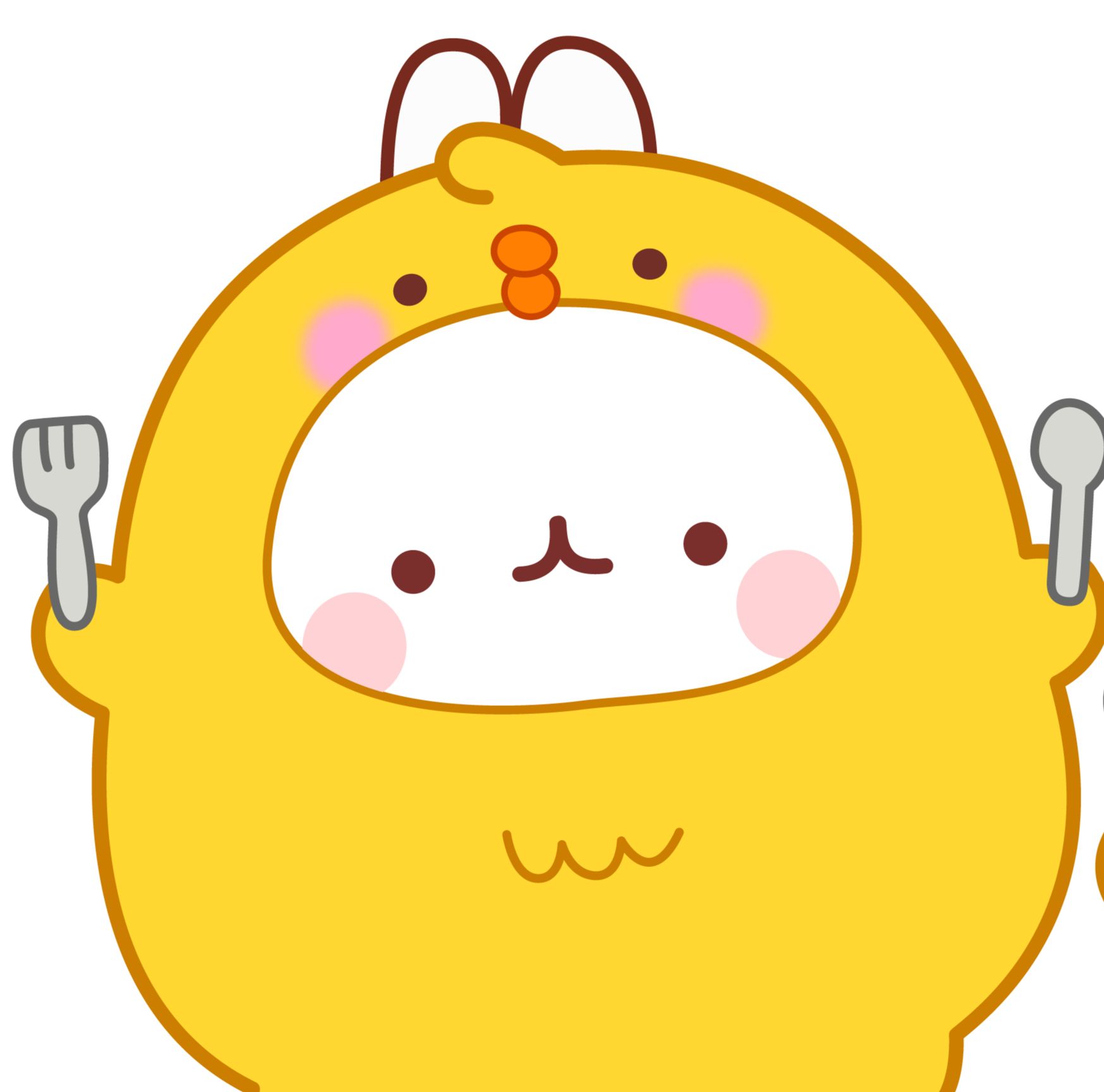 [QSN] Squishy thỏ Molang bằng giấy - bộ kit ( nửa tờA4 )( vui lòng đọc mô tả )