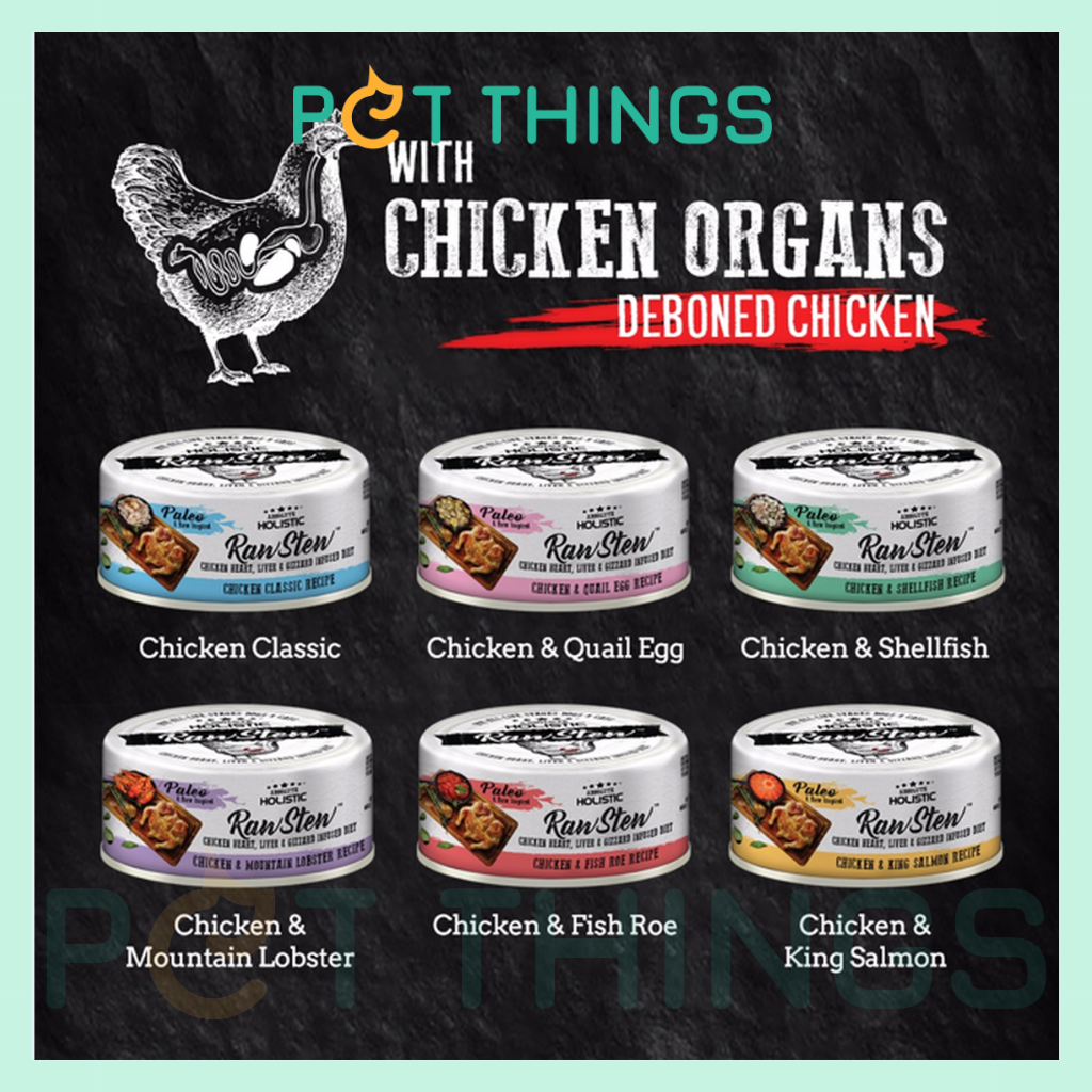 Pate Absolute Holistic RawStew cho chó & mèo 80g