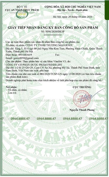 Viên sủi giảm cân vinslim v3