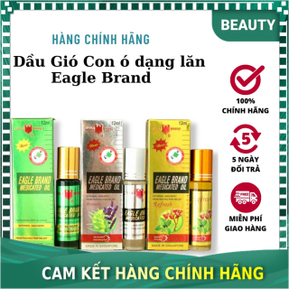 Dầu lăn Eagle Brand Mini 10ml giảm đau nhức hiệu quả, made in Singapore thumbnail