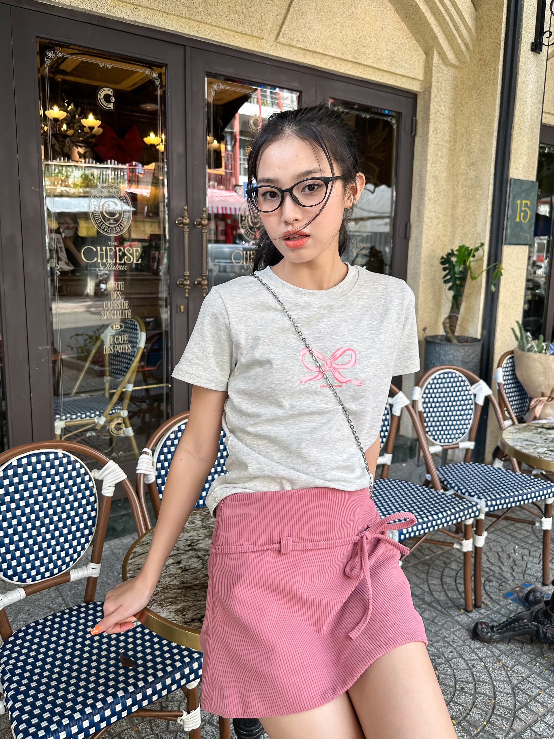 KIDO Áo thun tay ngắn cổ tròn KNOT TEE