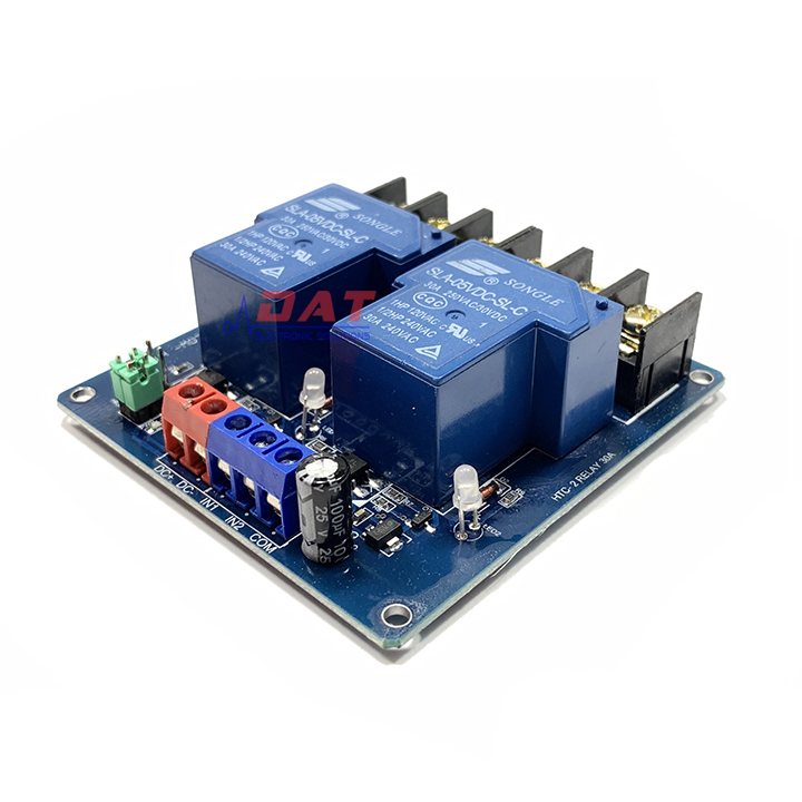 [HCM]Module 2 Relay 30A - 5V Kích High/Low HTC