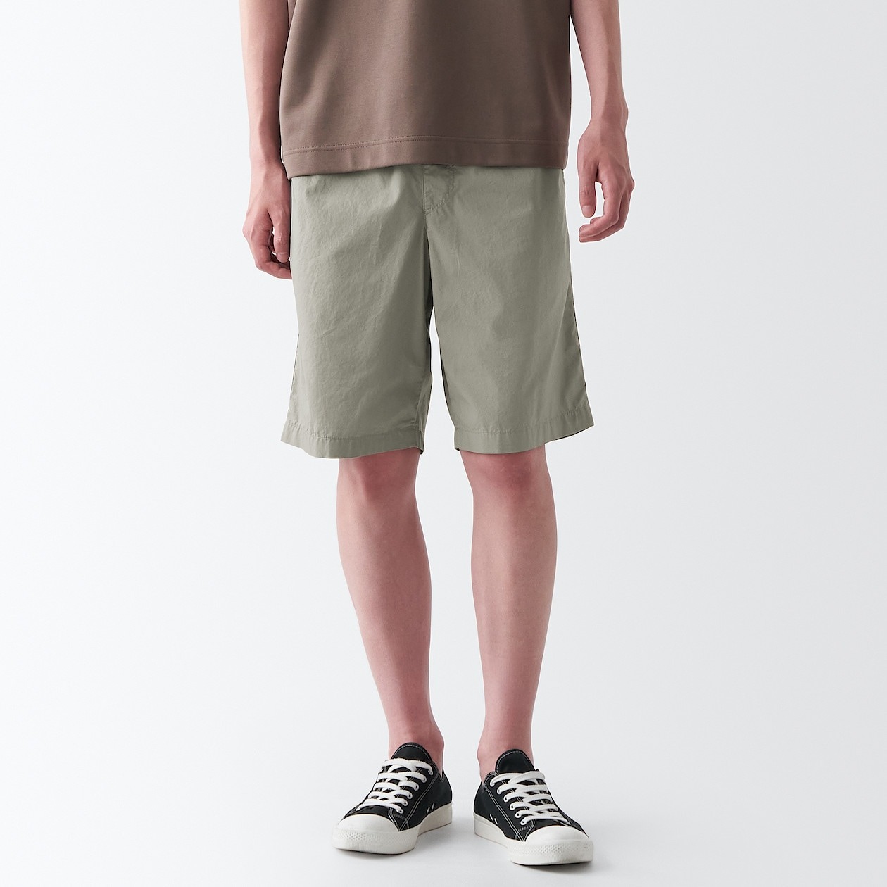 Quần Short Vải Broad Washed MUJI
