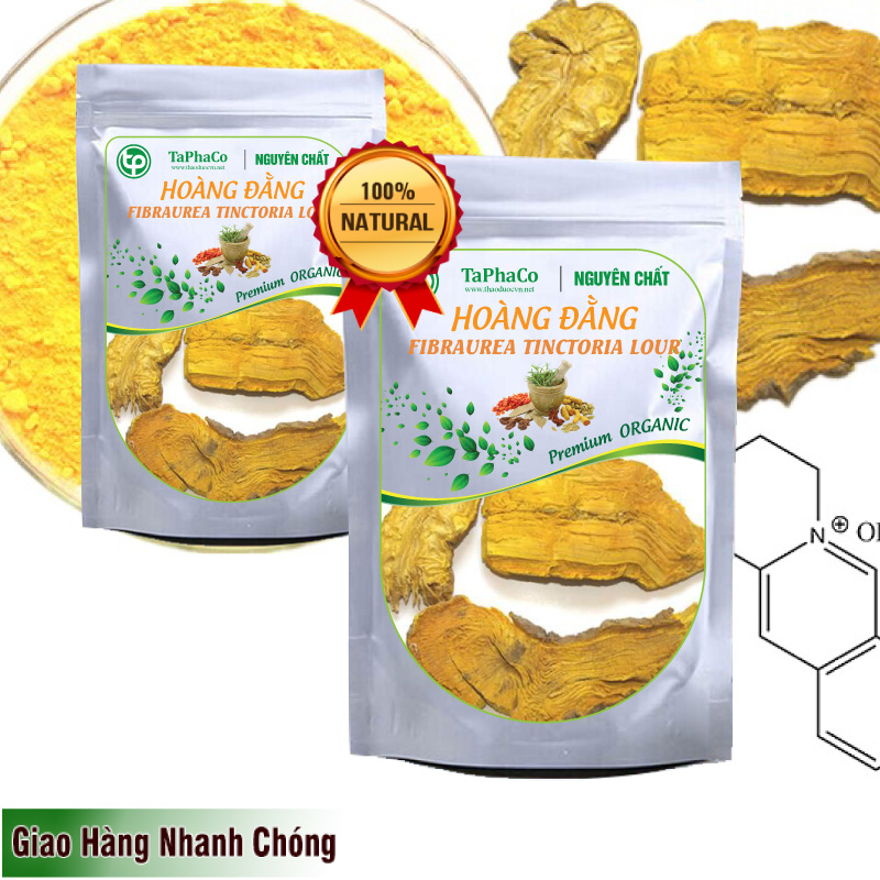 [Hàng mới về] Hoàng đằng khô 500g - Tấn Phát - Hỗ trợ kháng khuẩn và bảo vệ sức khỏe