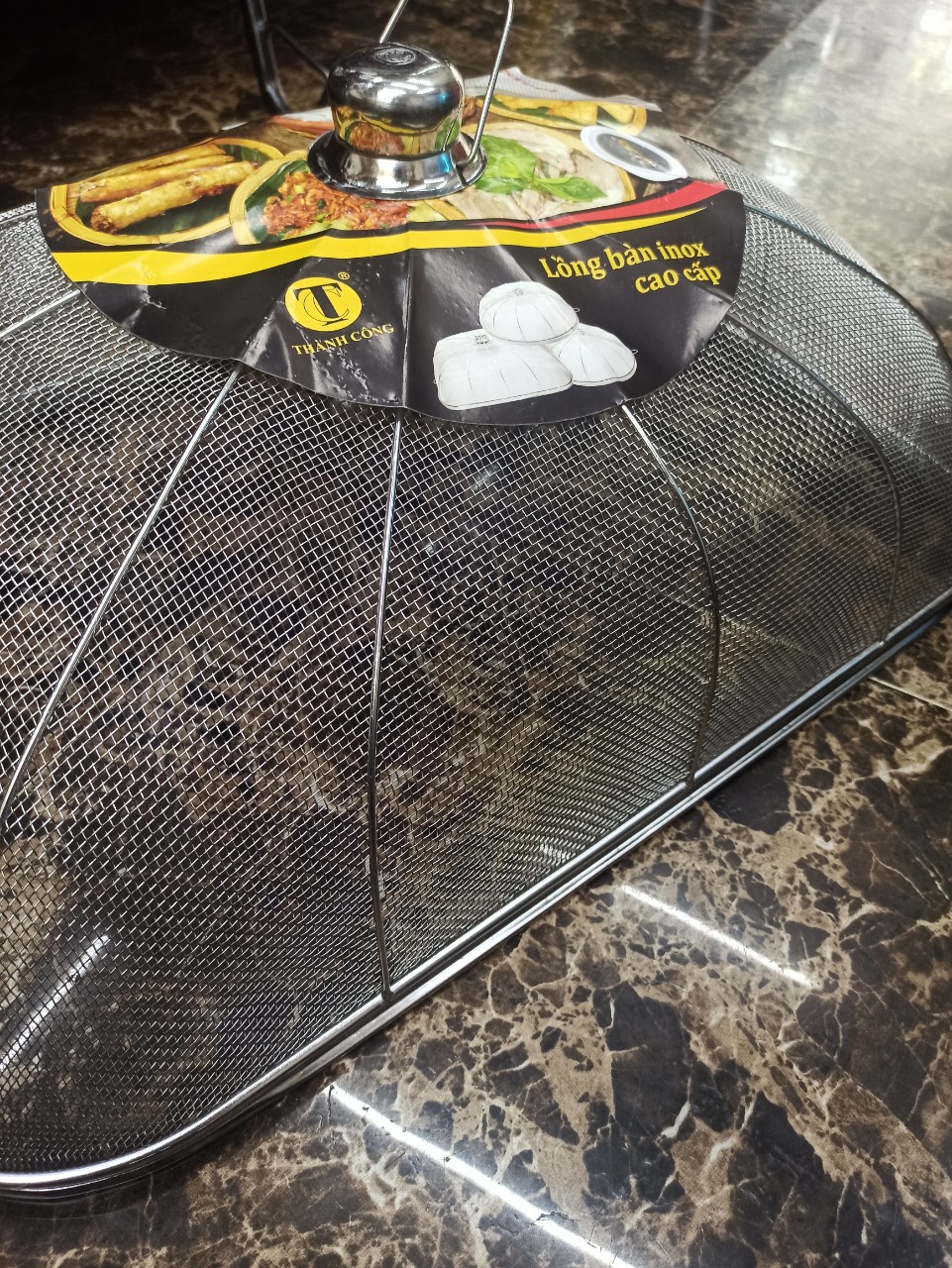 LỒNG BÀN INOX 36X56CM