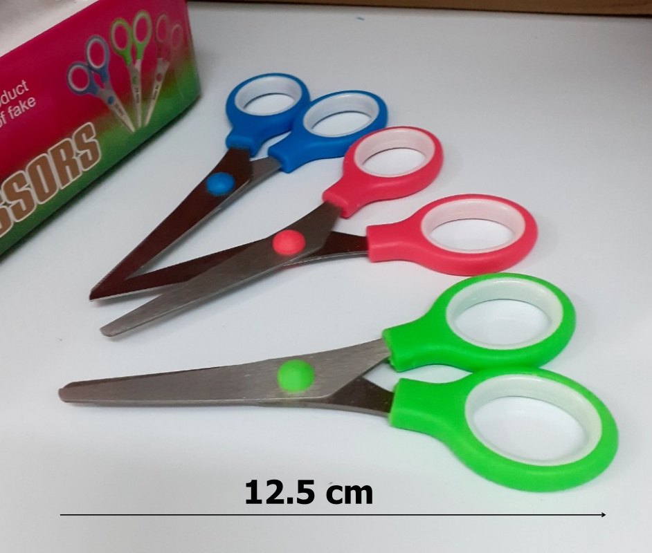Kéo cắt giấy thủ công dành cho học sinh tiểu học(Độ dài 12.5 cm nhiều màu)