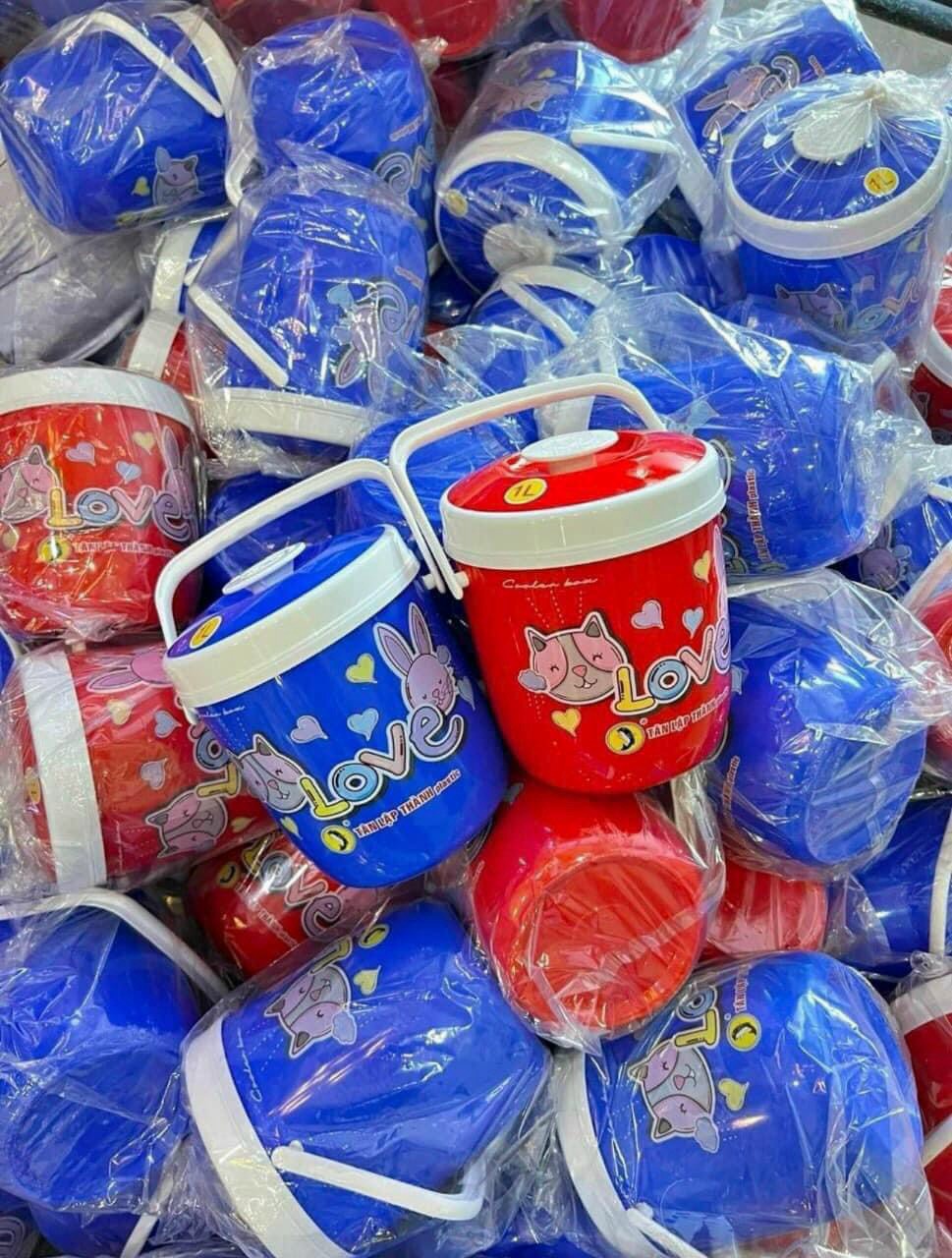 Xô Giữ Nhiệt Mini Đựng Trà Sữa 1000ml