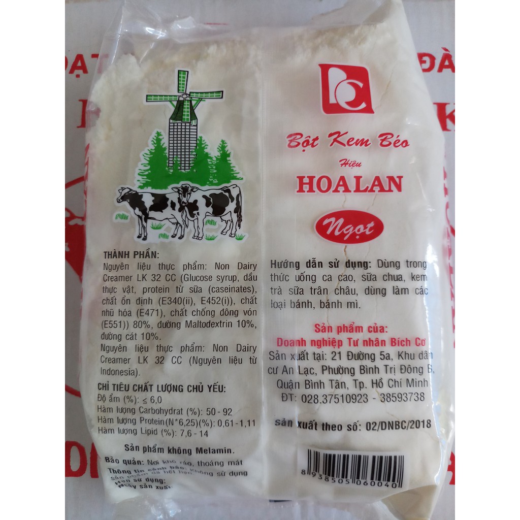 Sữa Bột Kem Béo Hiệu Hoa Lan(Hòa Lan), gói 500g