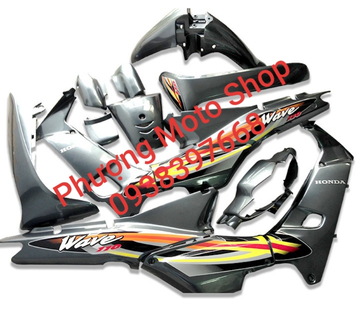 [HCM]FULL DÀN ÁO WAVE 110 MÀU BẠCCHÓA ĐÈN TRƯỚC VÀ SAU (Có Đủ Màu)