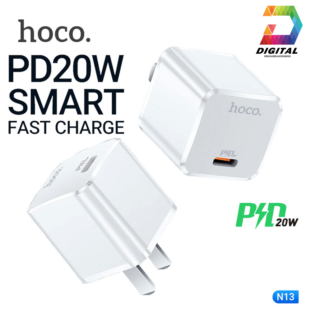 Củ sạc nhanh mini hoco n13 pd 20w chính hãng