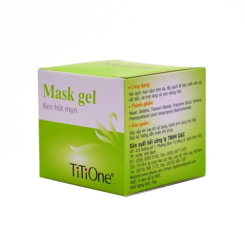 [HCM]Gel lột mụn titione 15gr + giấy