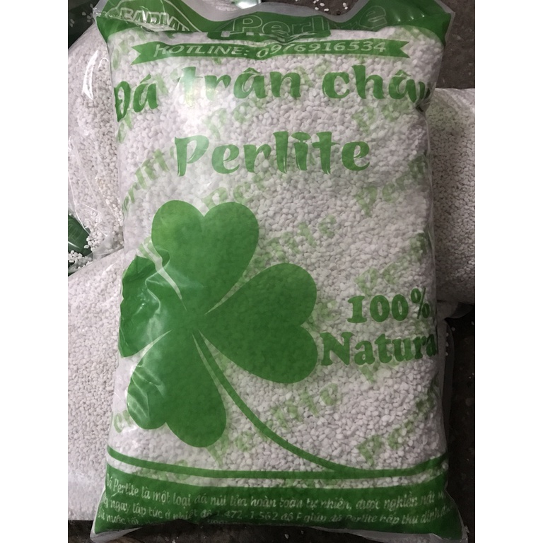 1kg Đá perlite trân châu siêu nhẹ - Túi 10Lit