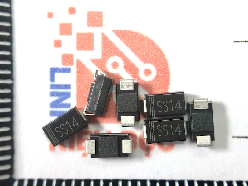 Combo 50 con 1N5819, IN5819, SS14 Diode 40V/1A SMA