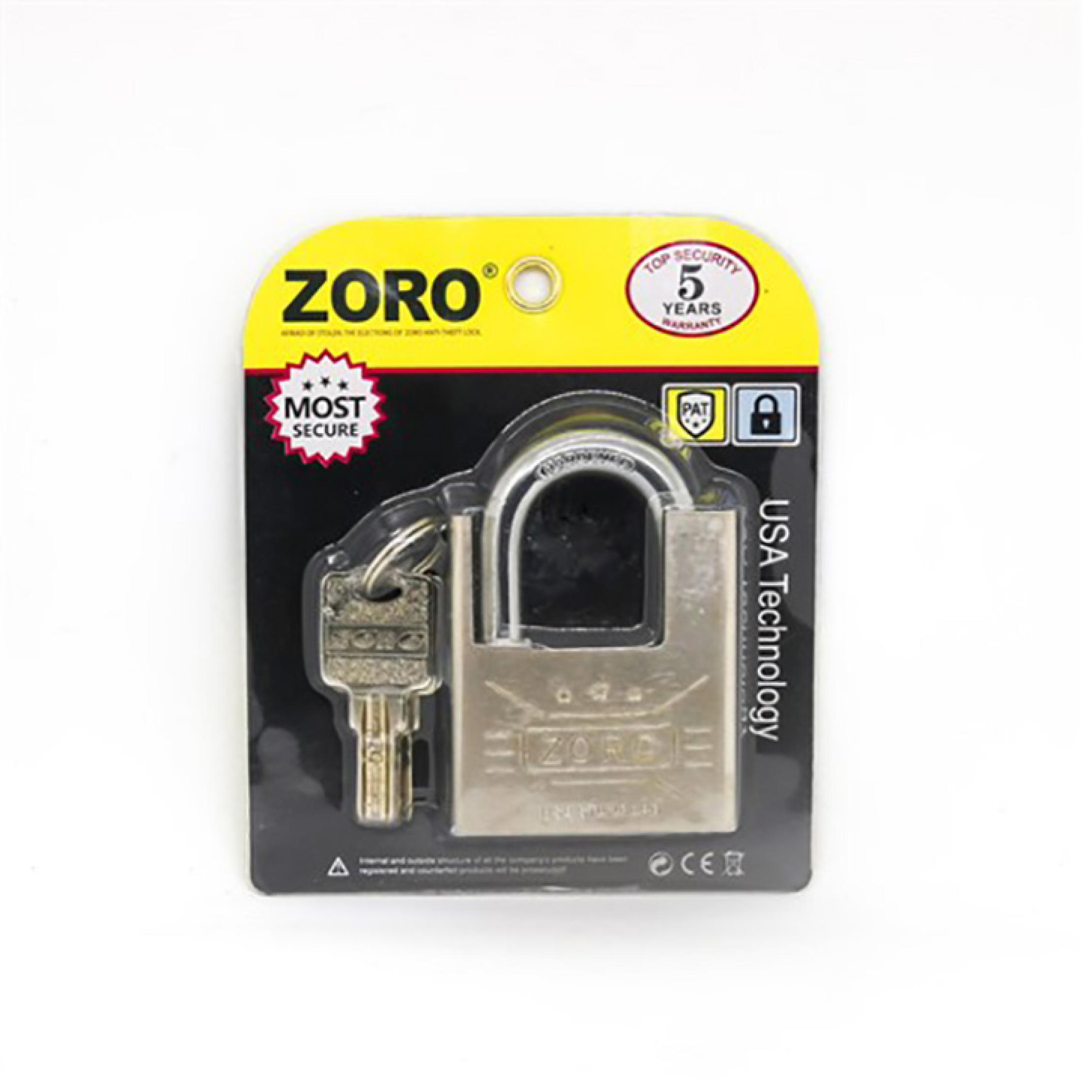 Ổ khoá zoro usa standard chống cắt kèm 4 chìa khóa siêu bền