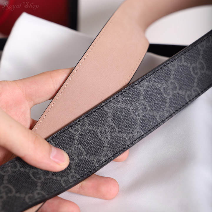 Thắt lưng nam siêu cấp G.g - Hàng xịn xò ( vân xám )