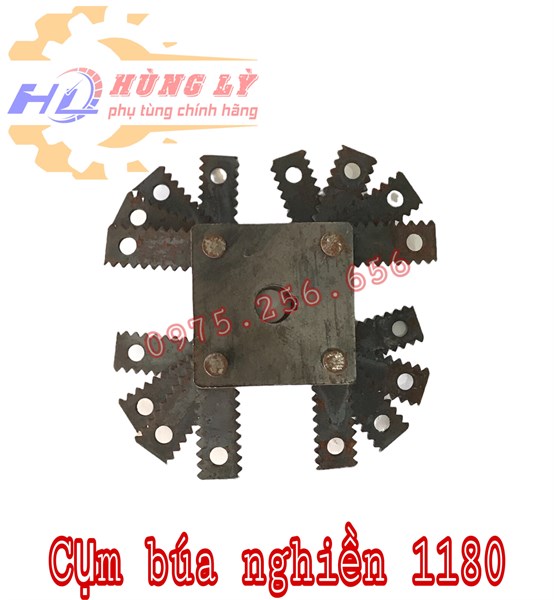 Cụm búa nghiền 1180 (Bộ) phụ tùng máy nghiền phụt ùng nông nghiệp