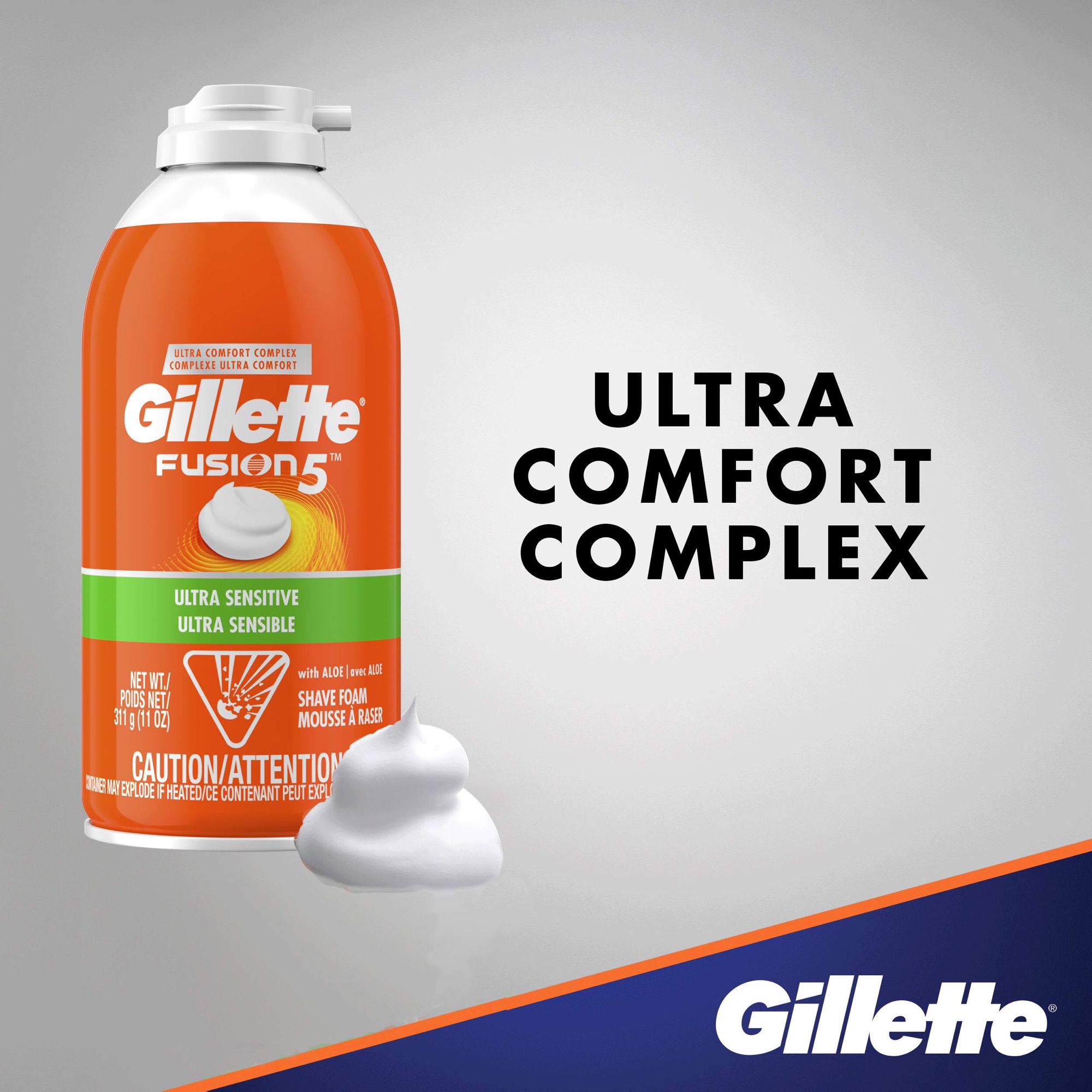 [HCM]Bọt Cạo Râu Gillette Fusion5