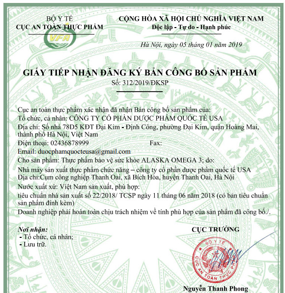 [HCM]ALASKA OMEGA 3 - Tăng Cường Thị Lực