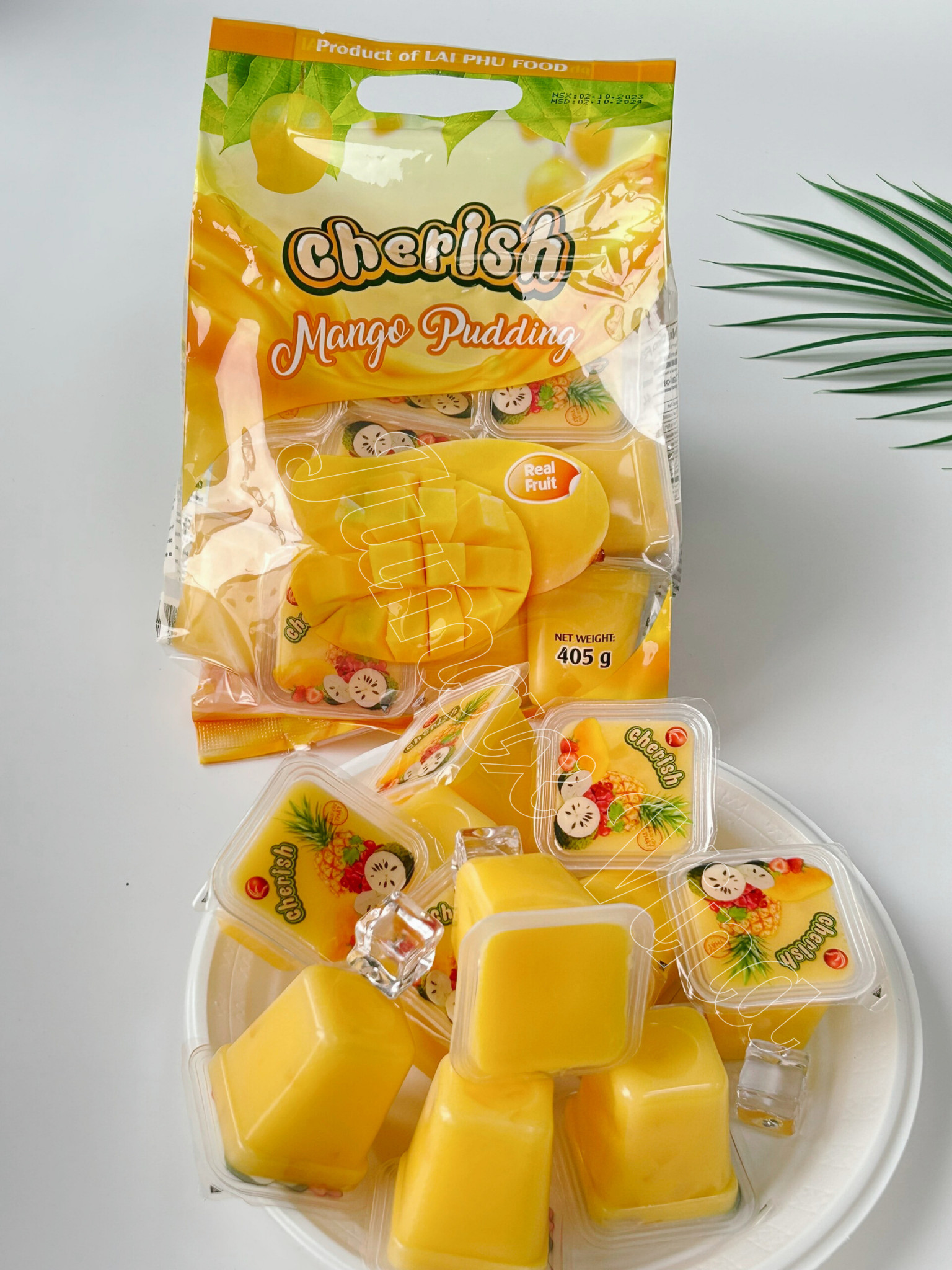 mango jelly pudding 405g