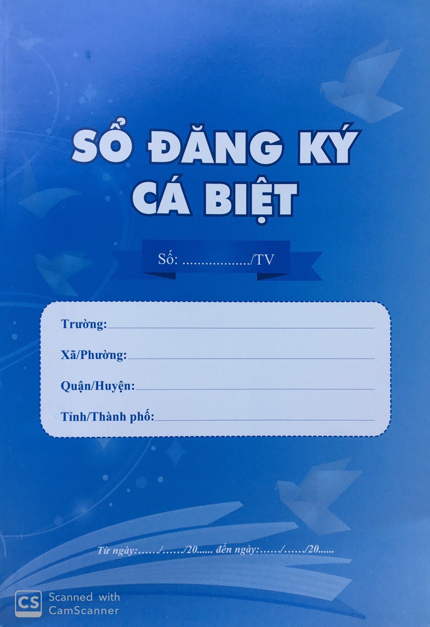 Sổ đăng kí cá biệt