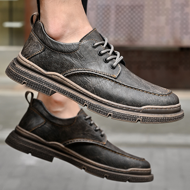 Giày Tây Da Lộn Nam Clarks_ - Durston Lace