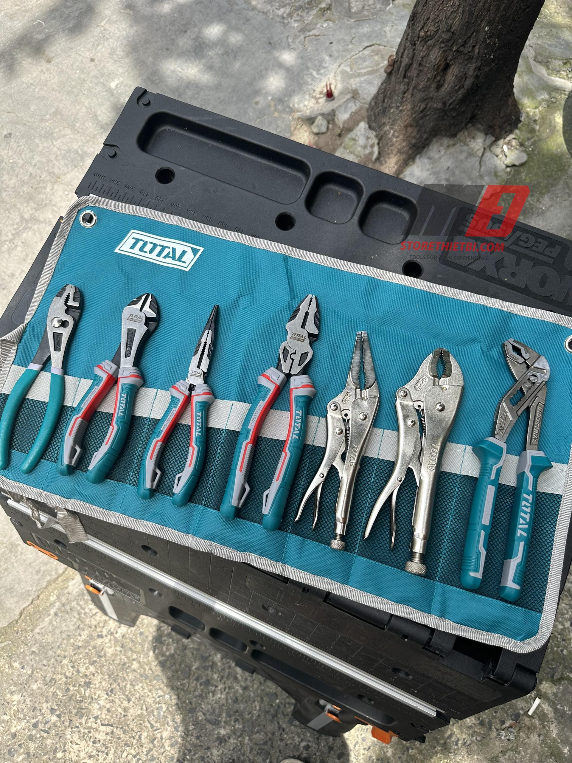 Tos23055 bộ combo 7 kềm làm điện nước cực rẻ của total