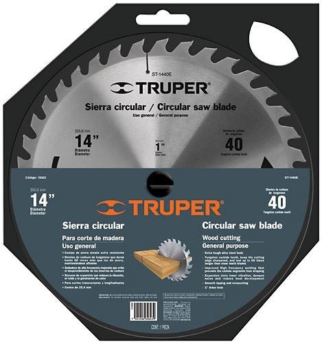 Lưỡi cưa gỗ  355mm x 60R Truper 18323