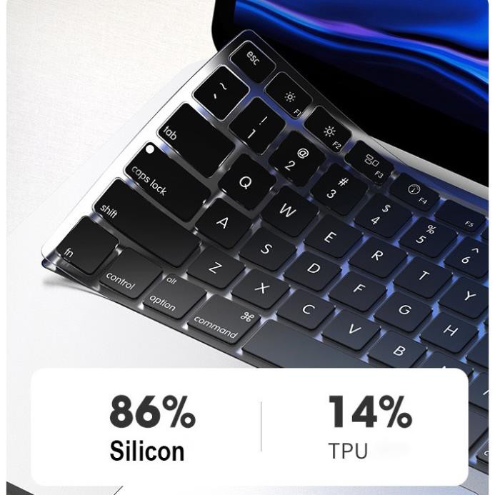 Miếng lót phủ bàn phím nhiều màu cho Macbook (US)