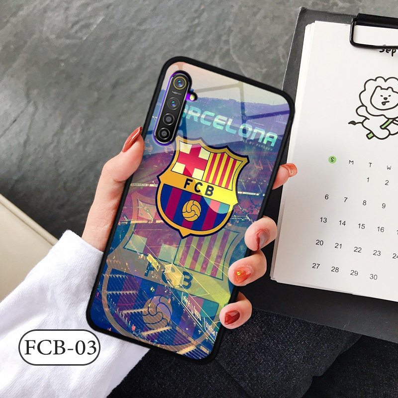 Ốp kính 3D REALME 6 Pro - in biểu tượng đội bóng