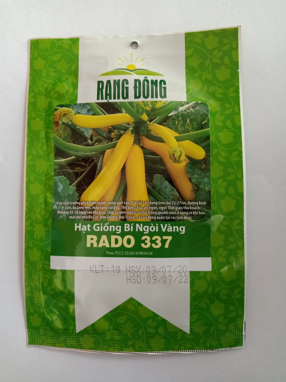Hạt giống bí ngòi vàng Rạng Đông
