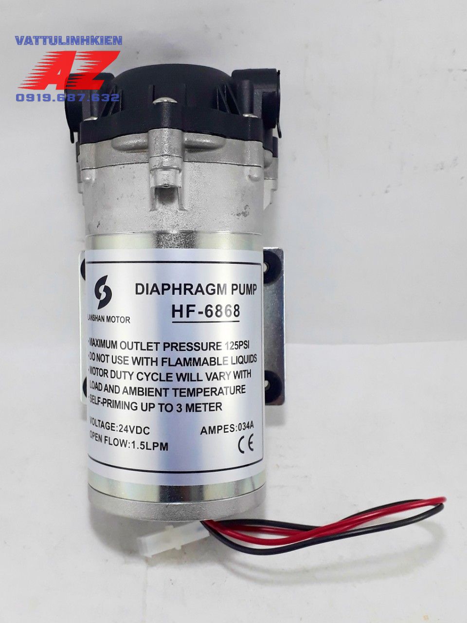 Máy bơm DC24V dùng cho máy phun sương, lọc nước RO