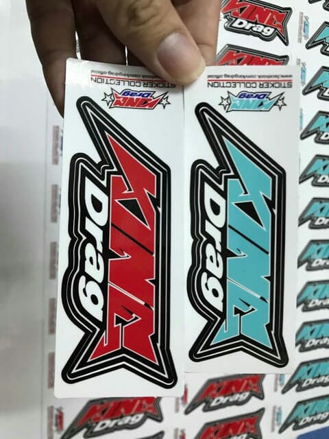 [HCM]Combo 2 logo king drag thailand stiker
