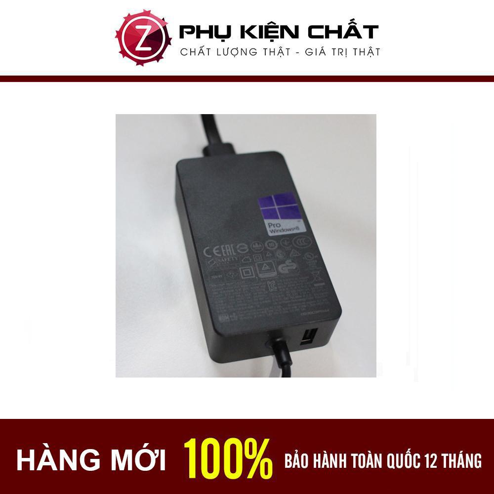 Bộ sạc cho microsoft surface pro 3 và 4 có usb bh 1 năm