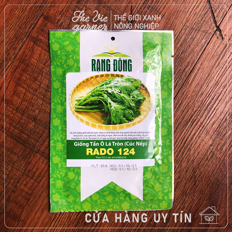 Hạt giống RẠNG ĐÔNG - Rau tần ô - 3 loại