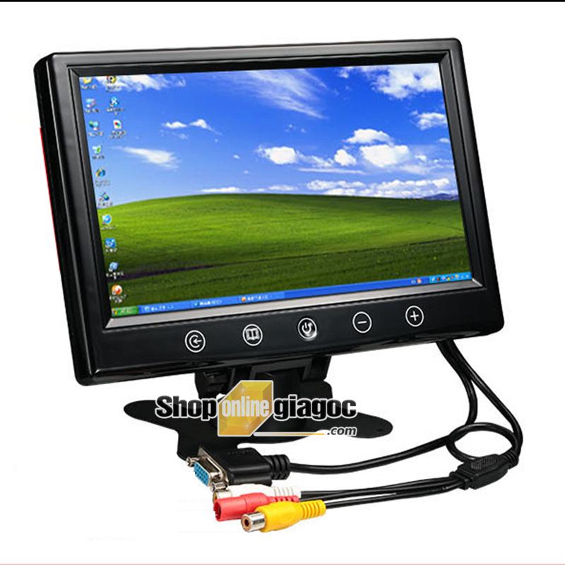BÁO GIÁ Màn Hình Lcd Ô Tô | Shopee Lazada Sendo Tiki mới nhất 30 Màn Hình LCD Ô Tô 9 inch HD 1024x600P HD Cổng VGA, 2 Cổng AV