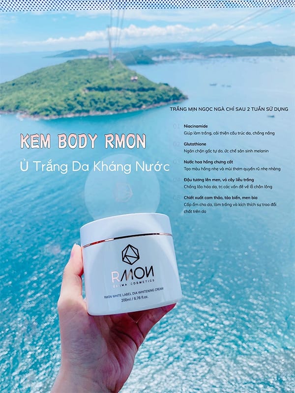 Kem dưỡng trắng da body RMON 200ml