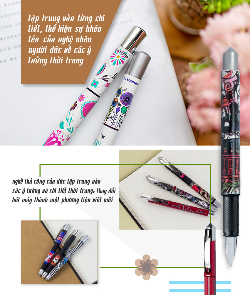 Bút máy STABILO BeCrazy & Be Fab "Magic ink" (FP)
