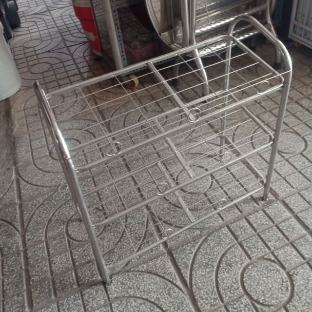 Kệ dép Inox 3 tầng và 4 tầng