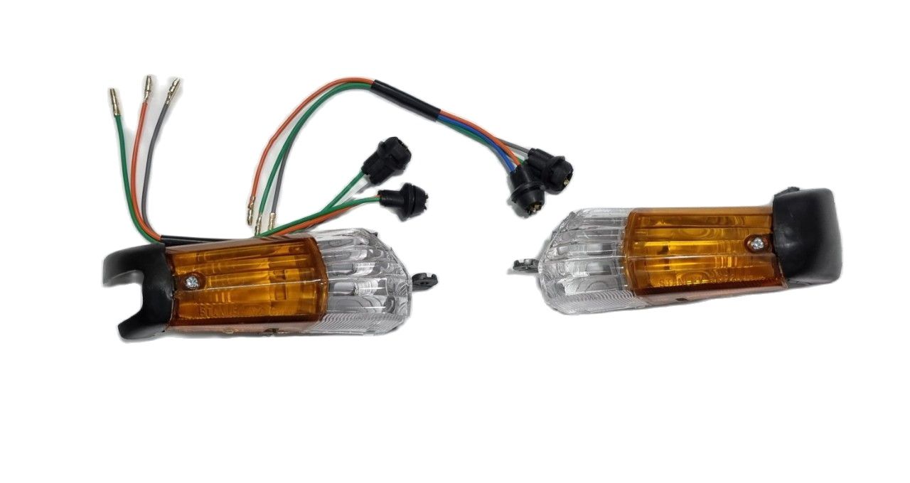 Bộ đầu đèn xe Super Dream đầu lồi.