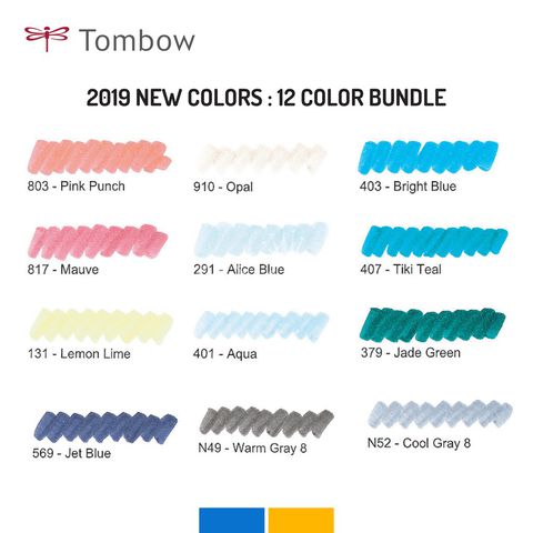 Bút cọ Tombow Dual Brush pen new colour