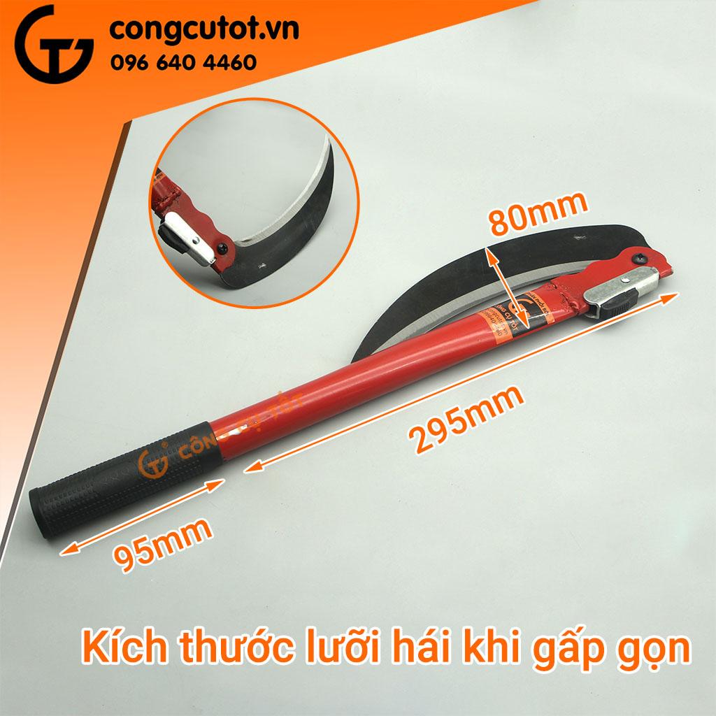 Lưỡi hái cán xếp đa năng
